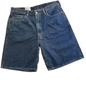 Levi’s 550 Relaxed Fit Denim Shorts Men’s 38 NWT Made in Mexico Distressed Wash